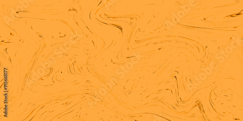 Abstract orange color liquid marble surfaces background design. ink backdrop with wavy pattern. modern background design with luxury cloth or liquid wave or wavy folds of grunge silk texture.