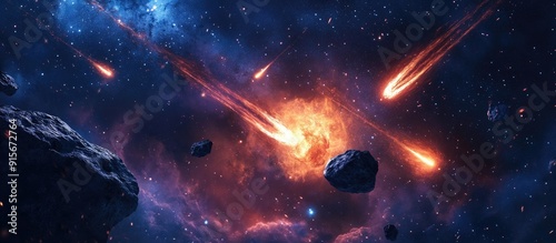 Meteor and Stars Universe b...