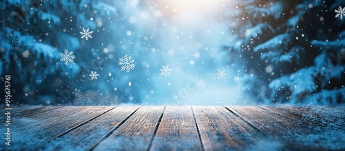 Beautiful winter snowy blur...