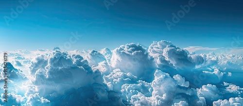 Small white clouds illumina...
