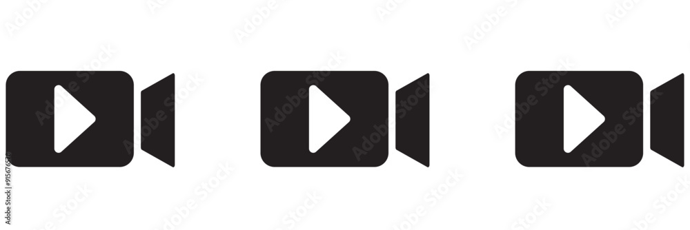 camera icon. video camera symbol. movie sign vector illustration eps10 camera icon. video camera symbol. movie sign vector illustration eps10