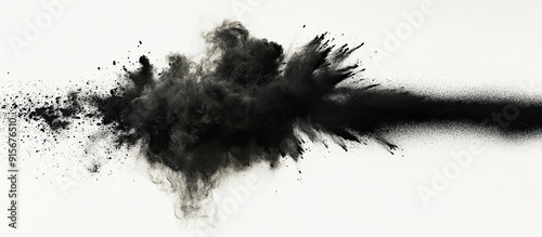 Black powder explosion on a...