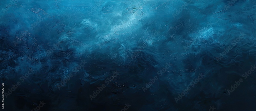 Obraz premium Abstract representation of a cloudy night sky in oil. with copy space image. Place for adding text or design