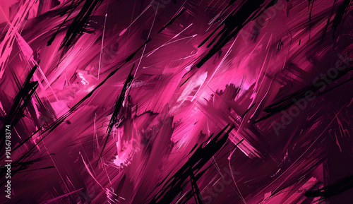 Wide Angle Abstract Grunge Decorative Fuchsia Background. isolated on a solid magenta background design