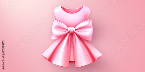 Pink dress for baby girl hanging  looking soo wounderfull new dress photo