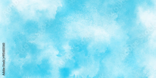 blue sky with Textured cloud, Abstract blue isolated on white background. Inspiring Views of Fluffy Clouds Blue Sky Background. Bright and enjoy with the sky refreshing Clearing day and Good weather.	