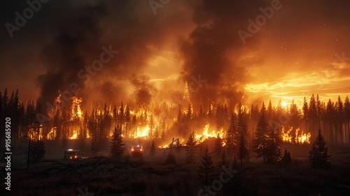 Battling Advanced Forest Fires Amidst Climate Change photo