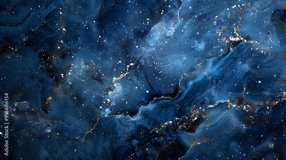 Dark blue marble with shimmering silver specks, backlit to create a glowing, ethereal effect, emphasizing its starry night sky details. --ar 16:9 --v 6.0 --s 250 --style raw Dark blue marble with shimmering silver specks, backlit to create a glowing, ethereal effect, emphasizing its starry night sky details. --ar 16:9 --v 6.0 --s 250 --style raw