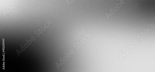 Grainy gradient background, grey black white monochrome abstract noise texture banner backdrop design, poster grunge header design, copy space 