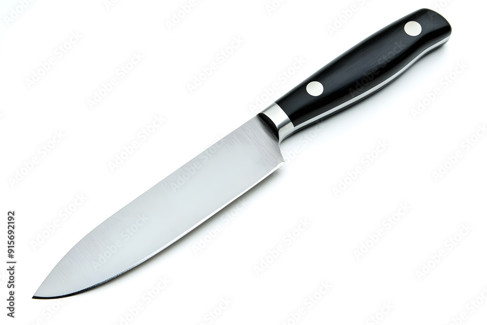 Sharp kitchen knife isolated on white background Sharp kitchen knife isolated on white background