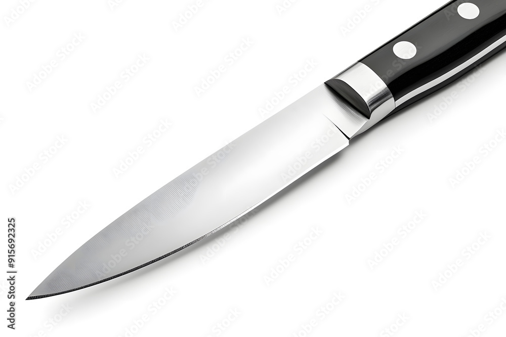 Sharp kitchen knife isolated on white background Sharp kitchen knife isolated on white background