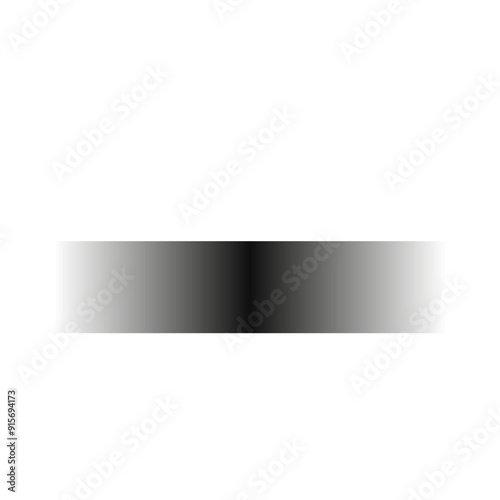 Black gradient transparent rectangle shape