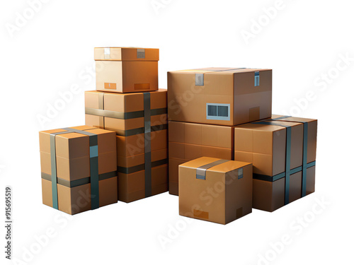 cardboard box warehouse png transparent background 