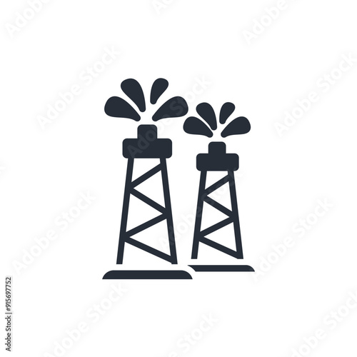 petroleum icon. vector.Editable stroke.linear style sign for use web design,logo.Symbol illustration.