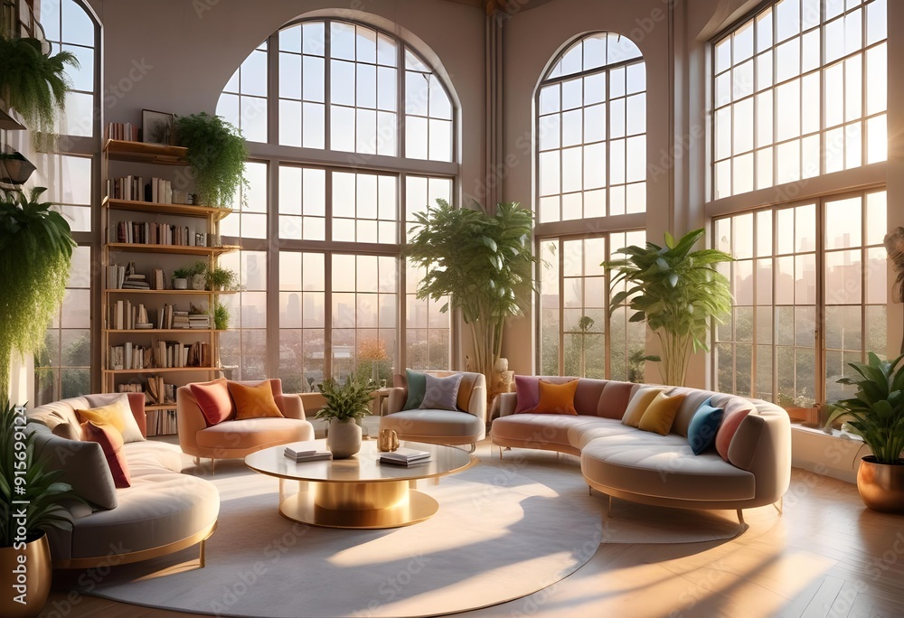 Modern living room interior design Modern living room interior design