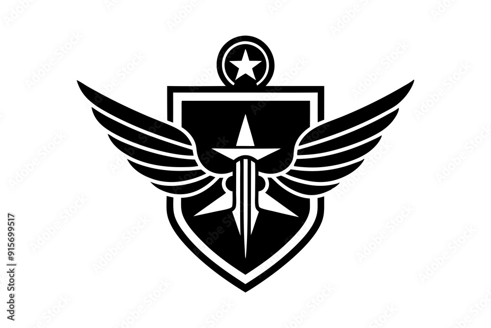 Service Branch Emblem Navy in white background Service Branch Emblem Navy in white background