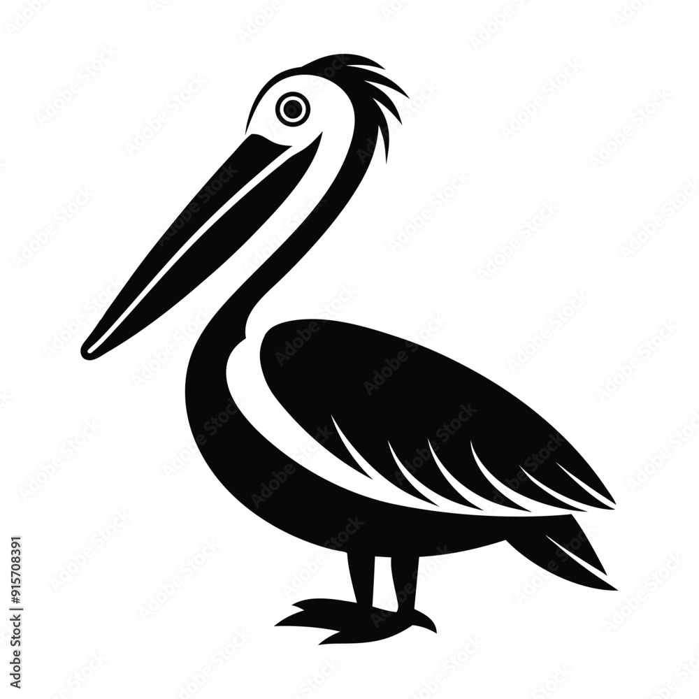 Pelican vector icon Pelican vector icon