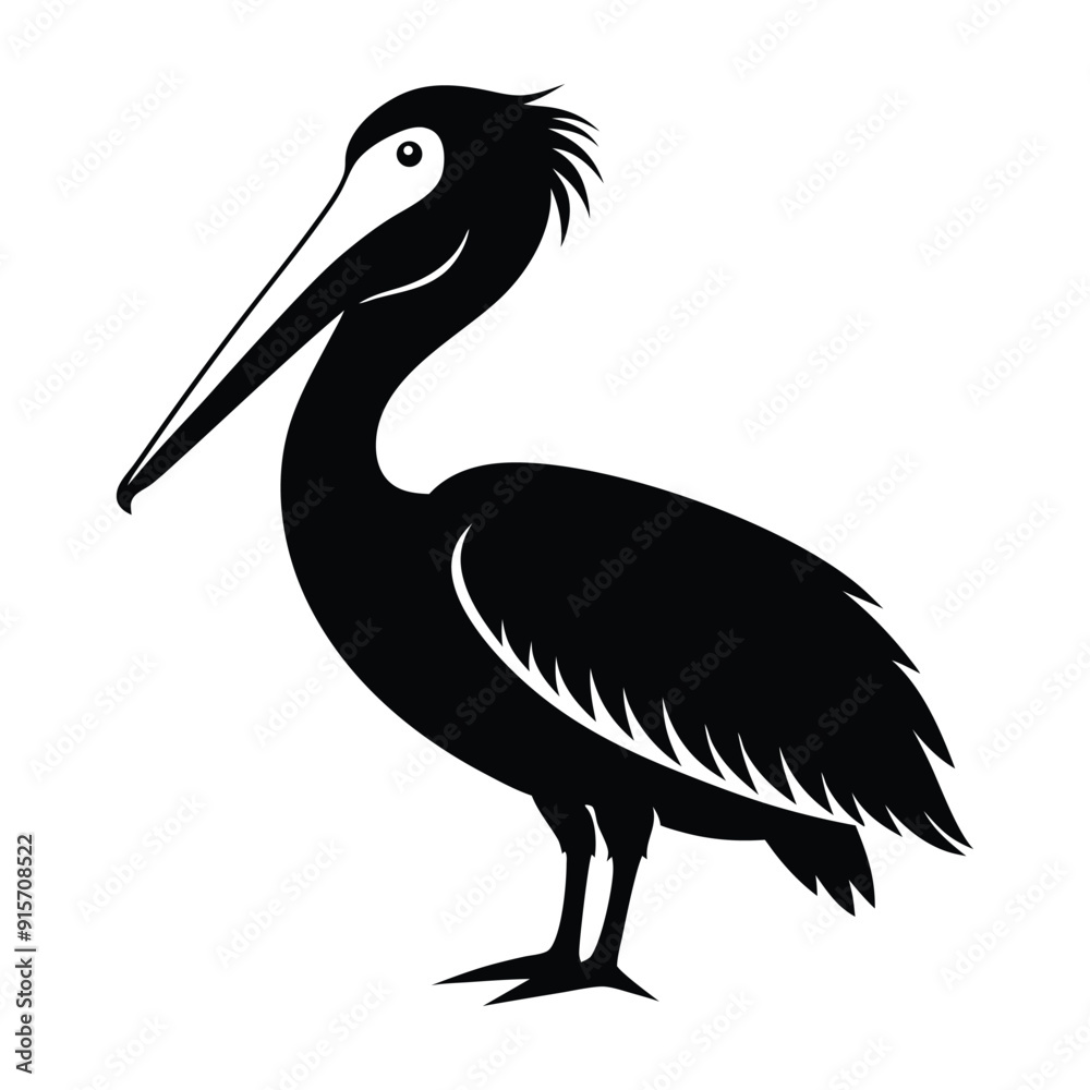 Pelican vector icon Pelican vector icon