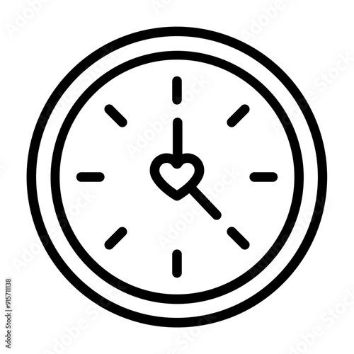 Lifespan Vector Line Icon Design