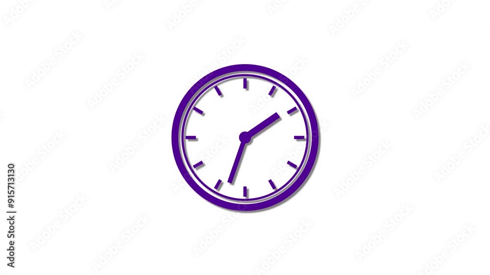 Clock Counting Down 24 Hour Day Fast Speed. Simple animated clock icon. Clock Counting Down 24 Hour Day Fast Speed. Simple animated clock icon.