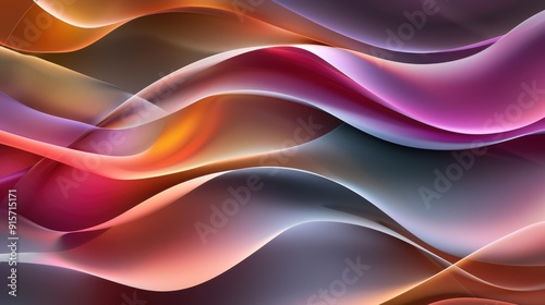 Smooth, flowing waves of color blending seamlessly