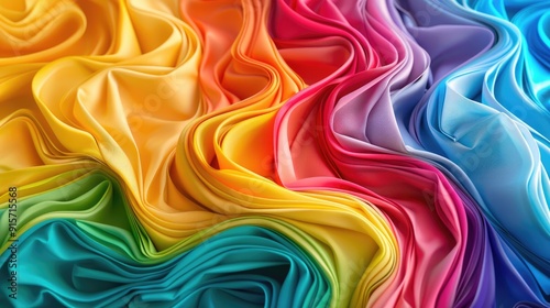 Smooth, flowing waves of color blending seamlessly