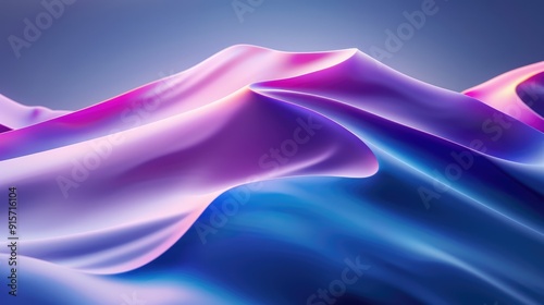 Smooth, flowing waves of color blending seamlessly