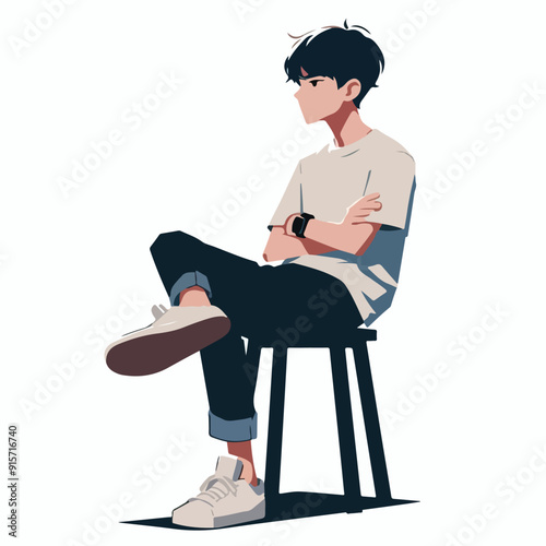 actor sit back and wait for the cast. 