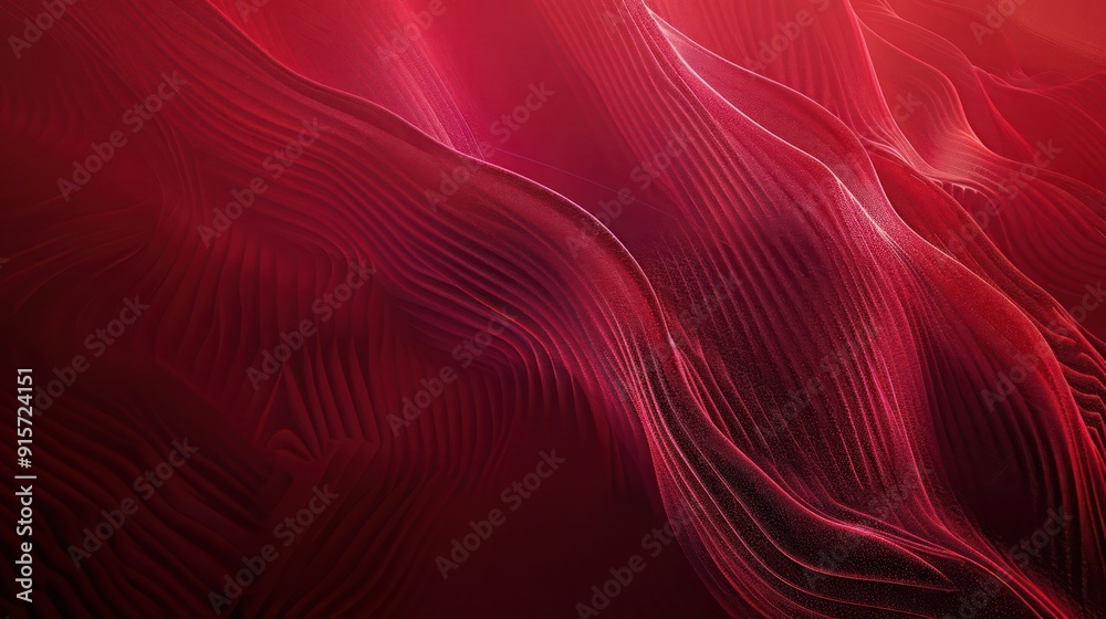 Obraz premium Abstract Background, a gradient of deep ruby red tones with subtle grain details