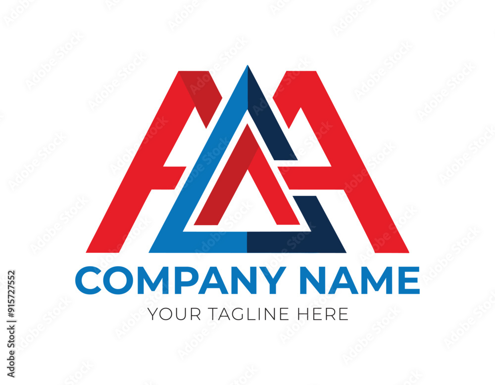 AAA Logo Design Vector typography and Creative Letter Logo Concept AAA Logo Design Vector typography and Creative Letter Logo Concept