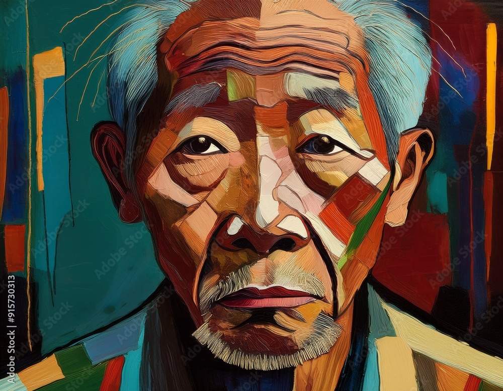 portrait of an old person portrait of an old person