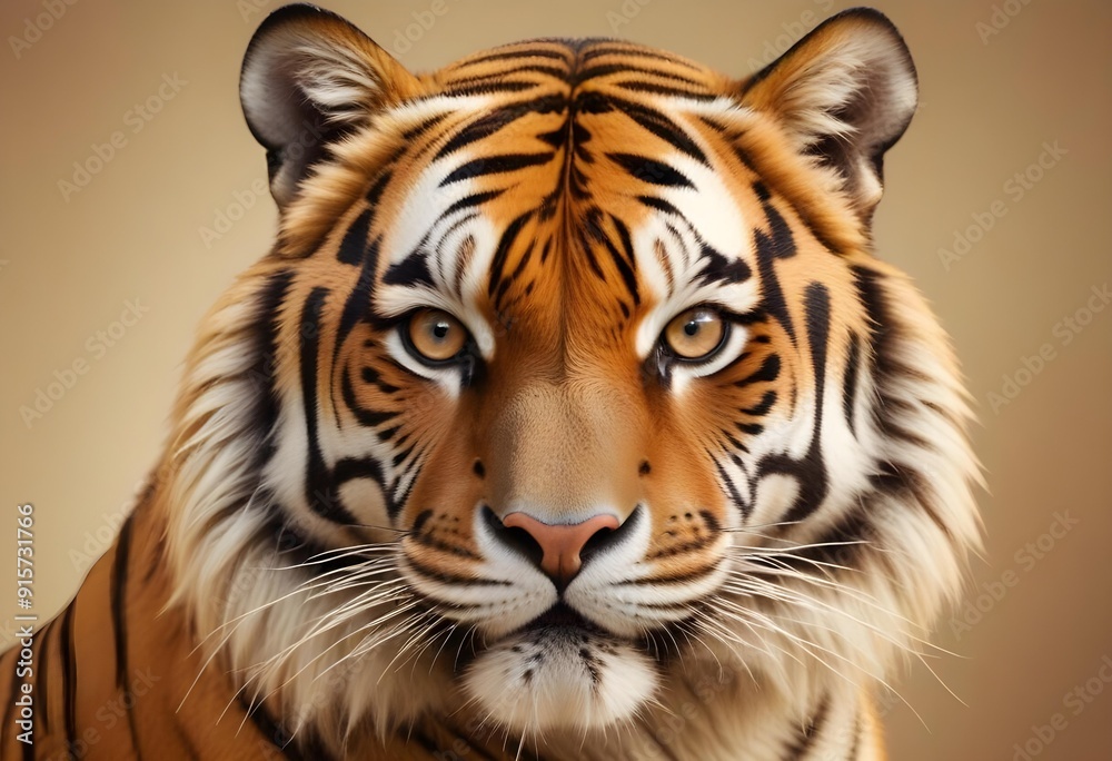 Ferocious tiger in studio with different colour of backgrounds Ferocious tiger in studio with different colour of backgrounds