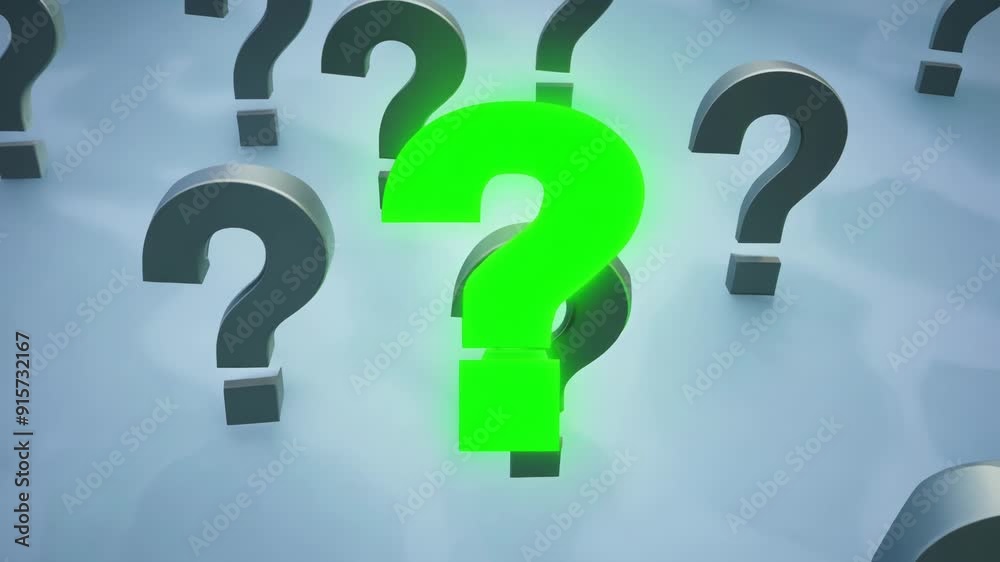 Curiosity Ignited by Singular Green Question Mark Curiosity Ignited by Singular Green Question Mark