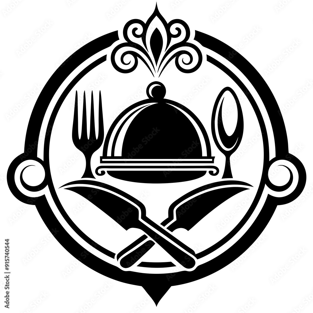 Fototapeta premium Menu Icon Restaurant and Food Service vector Art 