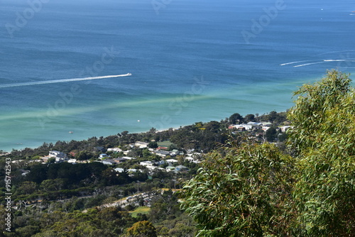 Road tripping along the stunning coastal landscapes of the Mornington Peninsula Shire in Victoria, Australia