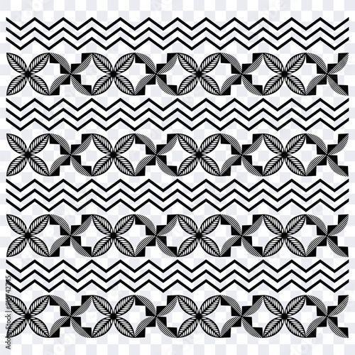 Polynesian tattoo tribal pattern background design. Samoan pattern decoration wallpaper.