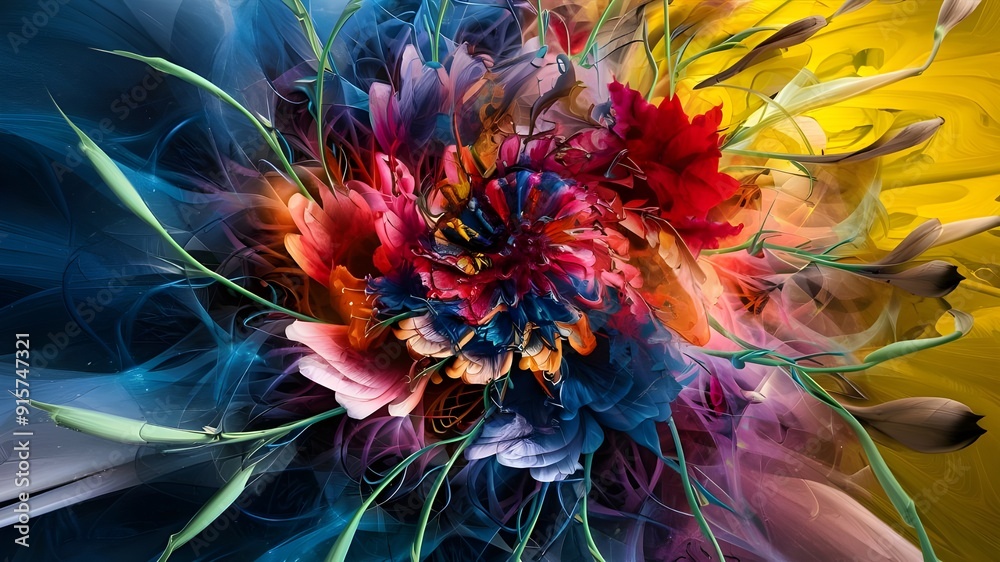 flower background generated with ai flower background generated with ai