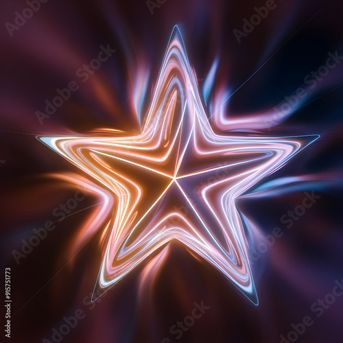 abstract  star