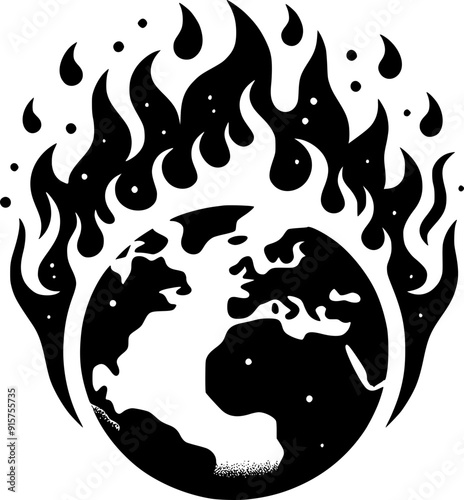 Burning Earth Element for Environmental Crisis Design