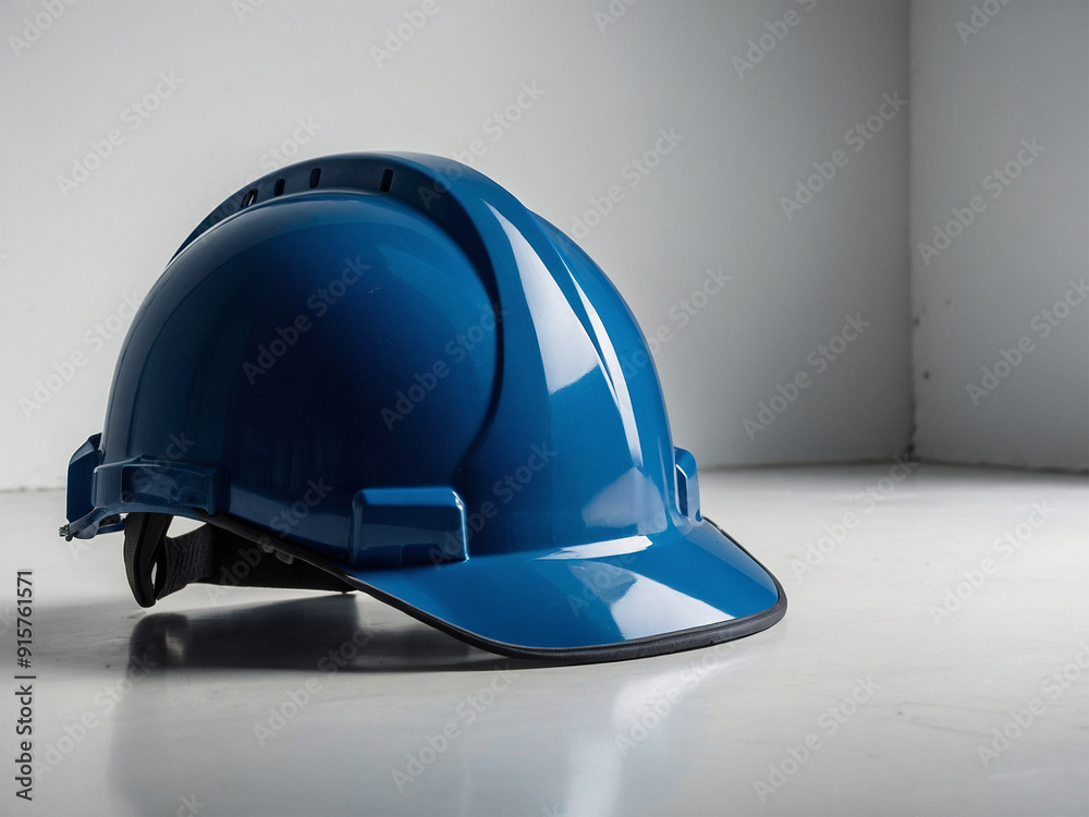 blue safety helmet, AI image generate 8