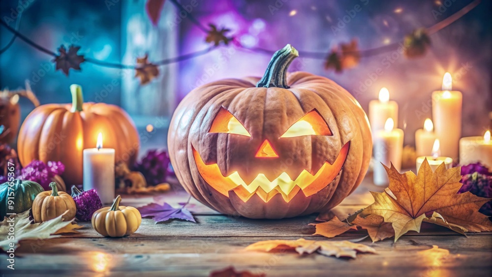 Fototapeta premium Halloween Celebration Background Design illustration