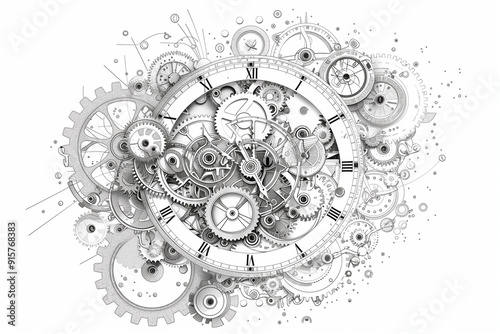 Clockwork Intricacy: A Mechanical Marvel