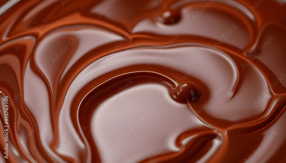 close-up of liquid chocolate close-up of liquid chocolate
