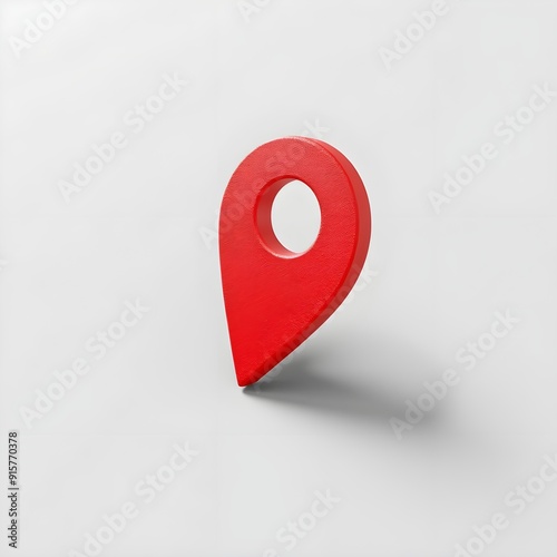 Free Download  realistic 3D rendering red map location marker - GFXLoad