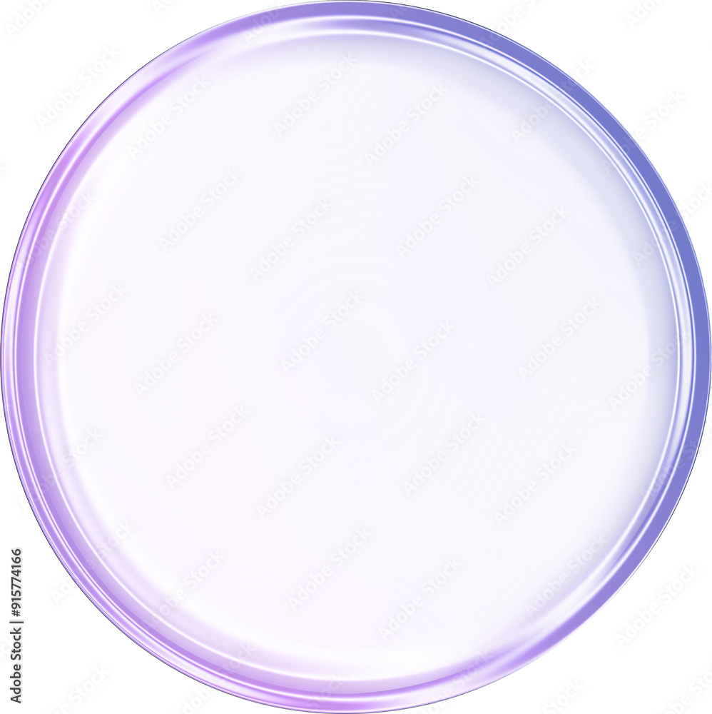 bubble 3d render multicolored transparent shape element. Png transapency .