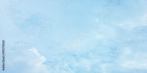 Cumulus clouds on blue sky soft storms winter love eye pace fresh clean weather natural beauty feathery white Landscape across vast White clouds Full frame of big puffy Fluffy clouds Serene blu