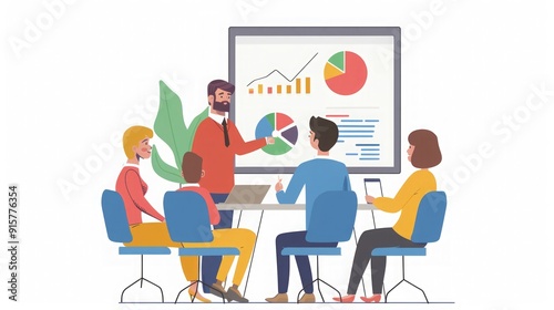 Business Meeting Presentation: Teamwork and Strategy