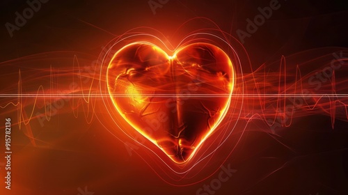 electrocardiogram of the heart