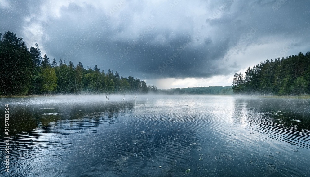 Fototapeta premium lake in the mountains