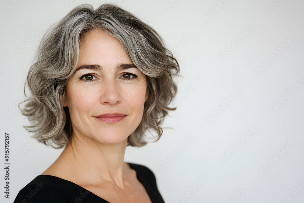 Beautiful Mature European woman close up portrait. Beautiful gorgeous 40-50s mid aged mature lady looking at camera isolated on white. Beautiful Mature European woman close up portrait. Beautiful gorgeous 40-50s mid aged mature lady looking at camera isolated on white.